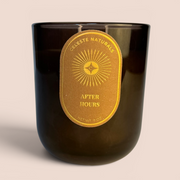 CELESTE NATURALS After Hours Candle on Beige Background