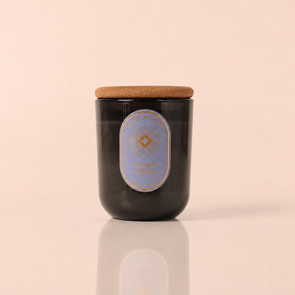 CELESTE NATURALS SEASIDE ESCAPE Candle with Cork Lid