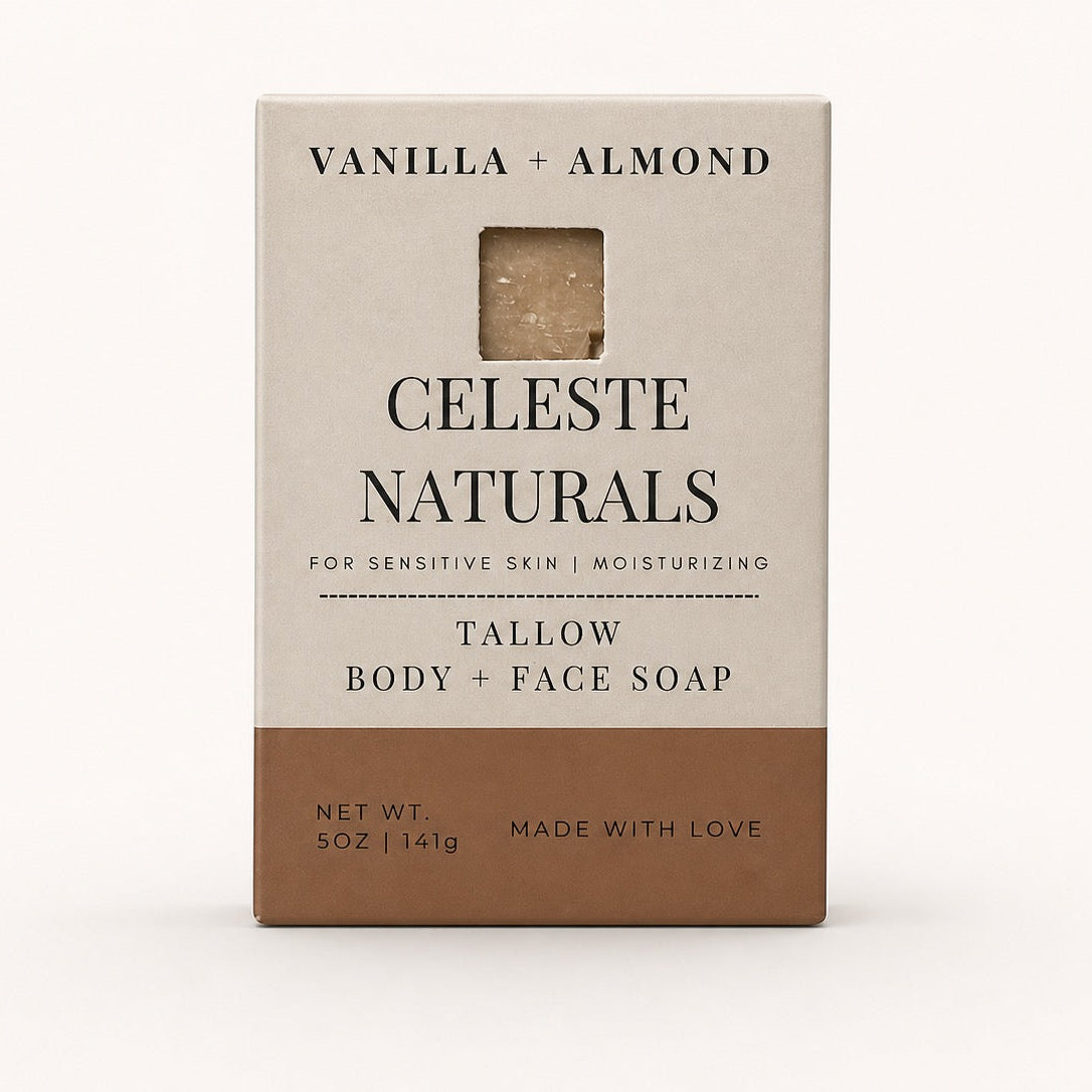 Celeste Naturals Vanilla + Almond Soap Box