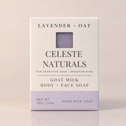 Celeste Naturals Lavender + Oat Soap Box