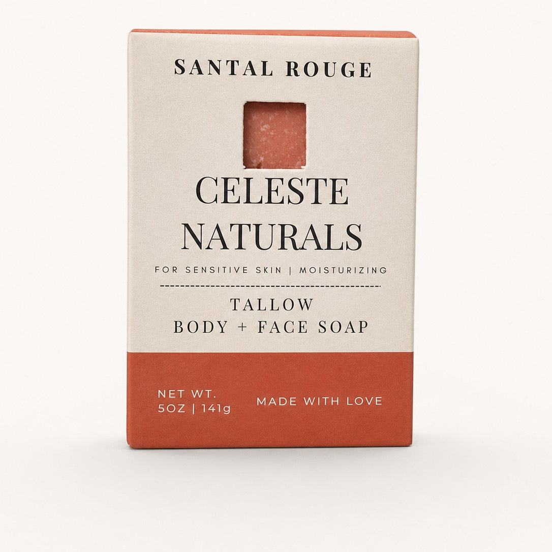 CELESTE NATURALS Santal Rouge Soap Box